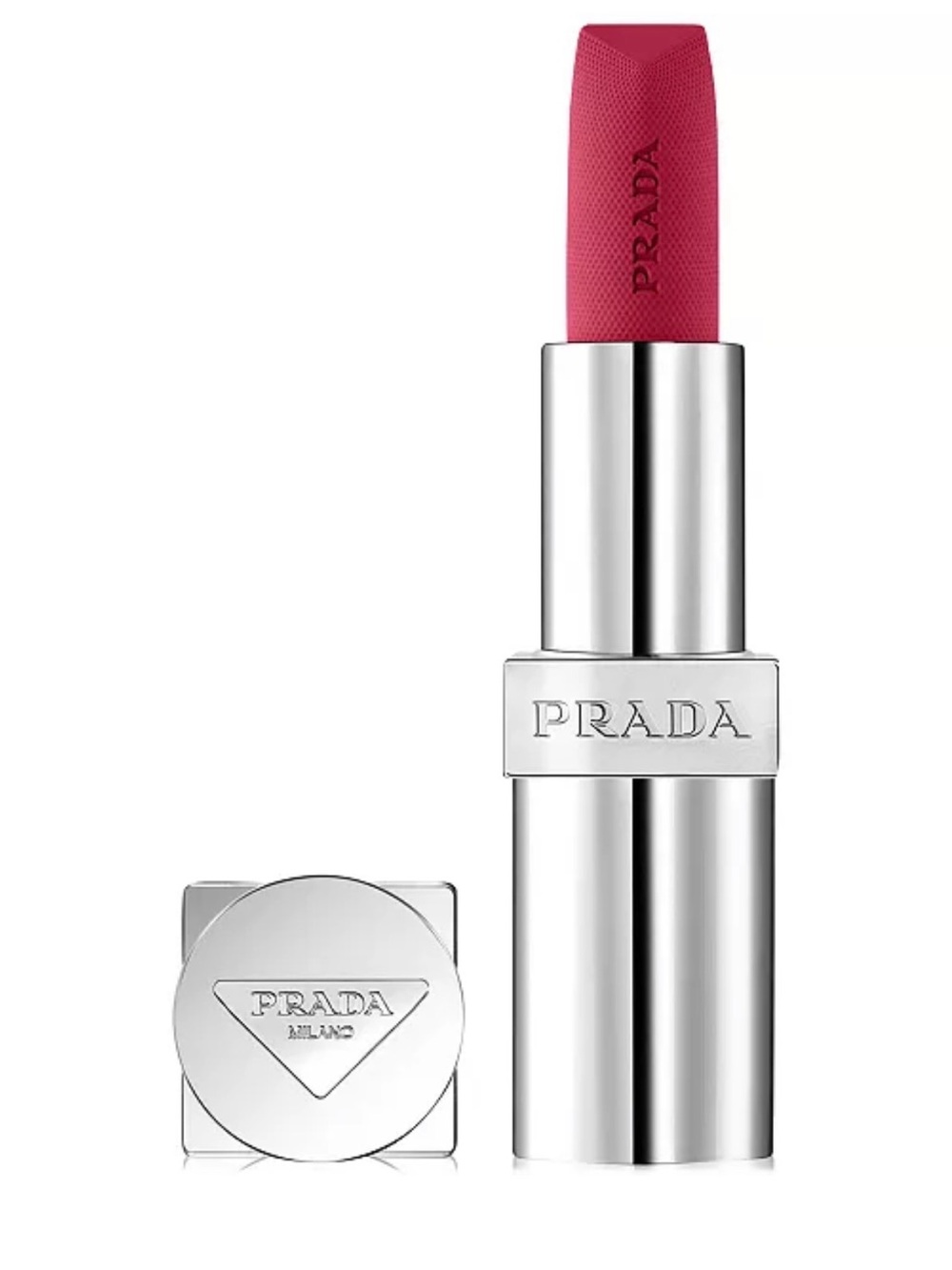 Prada Beauty
Monochrome Soft Matte Refillable Lipstick in Shade Pourpre NIB